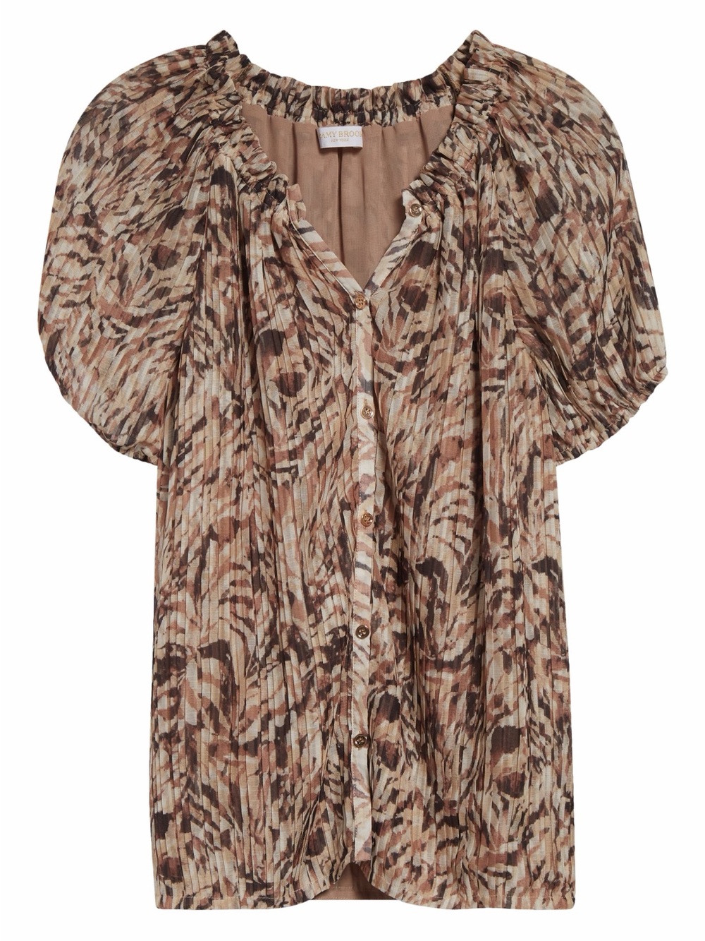 🆕 NWT! Ramy Brook Soraya Pleated Top sz XL